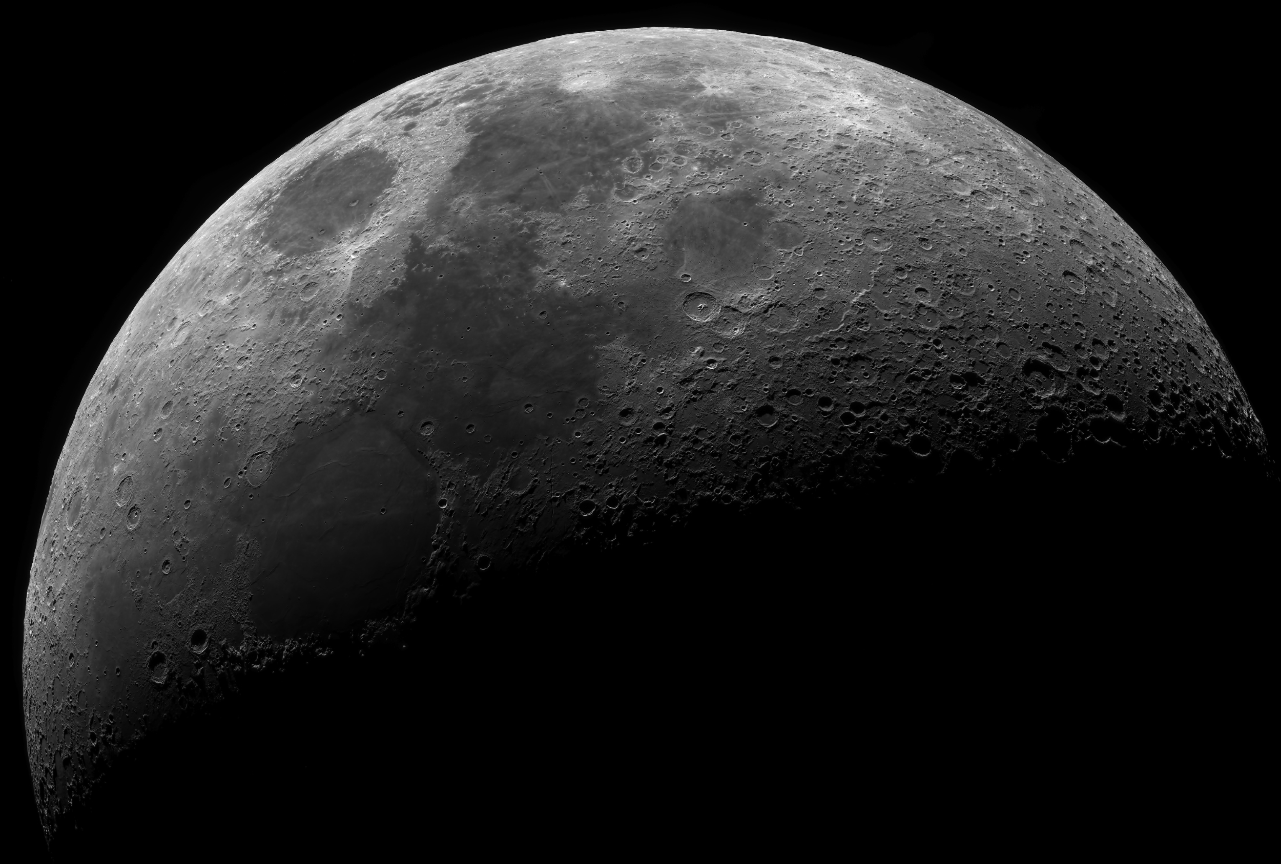 Mondmosaik aus 40 Teilen mit je 2700mm Brennweite